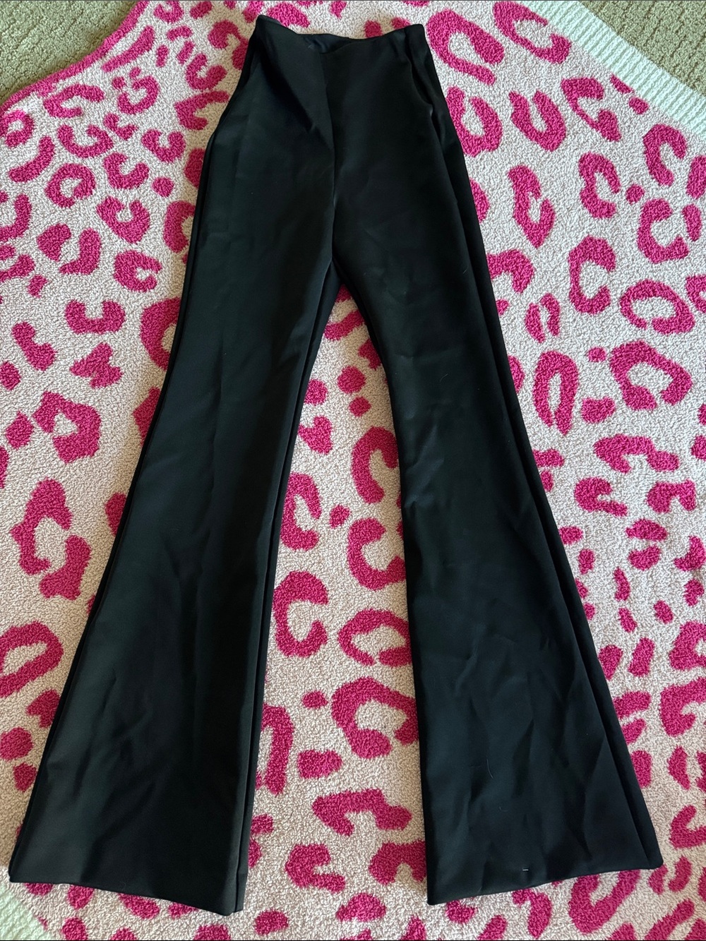 Express Black Boot-Cut Flare Pants